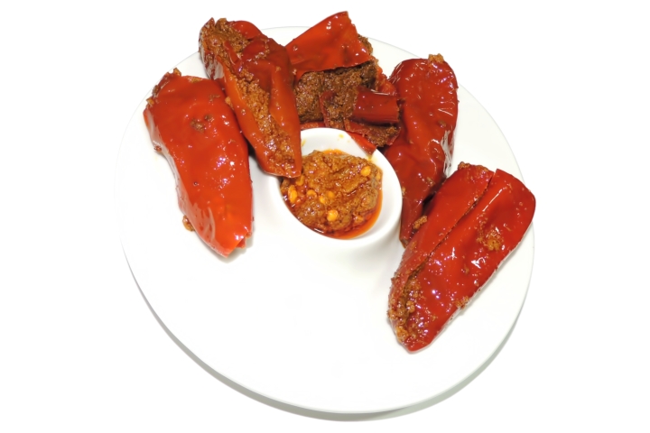 Stuffed Red Chilli Pickle